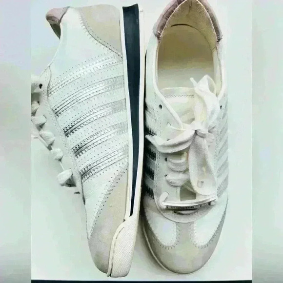 DSQUARED Shoes - DSquared Leather Stripe Sneakers